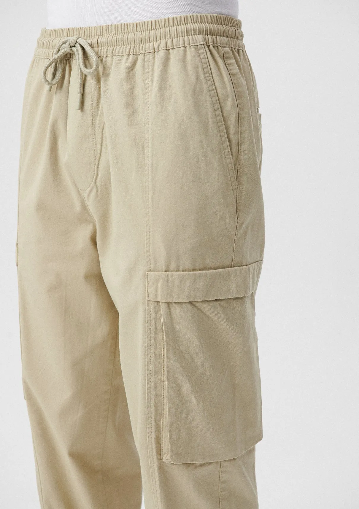 Beige Cargo Pants