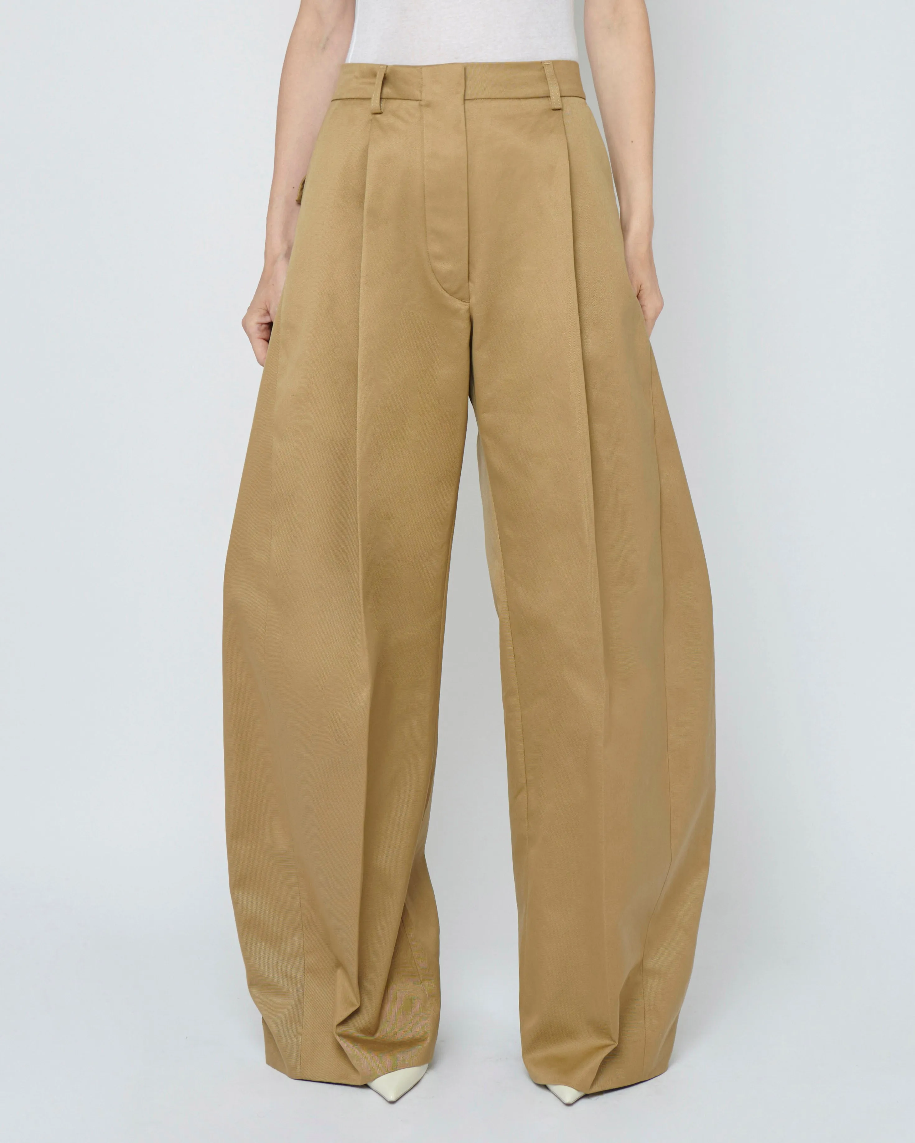 Billie Gabardina Pants Camel