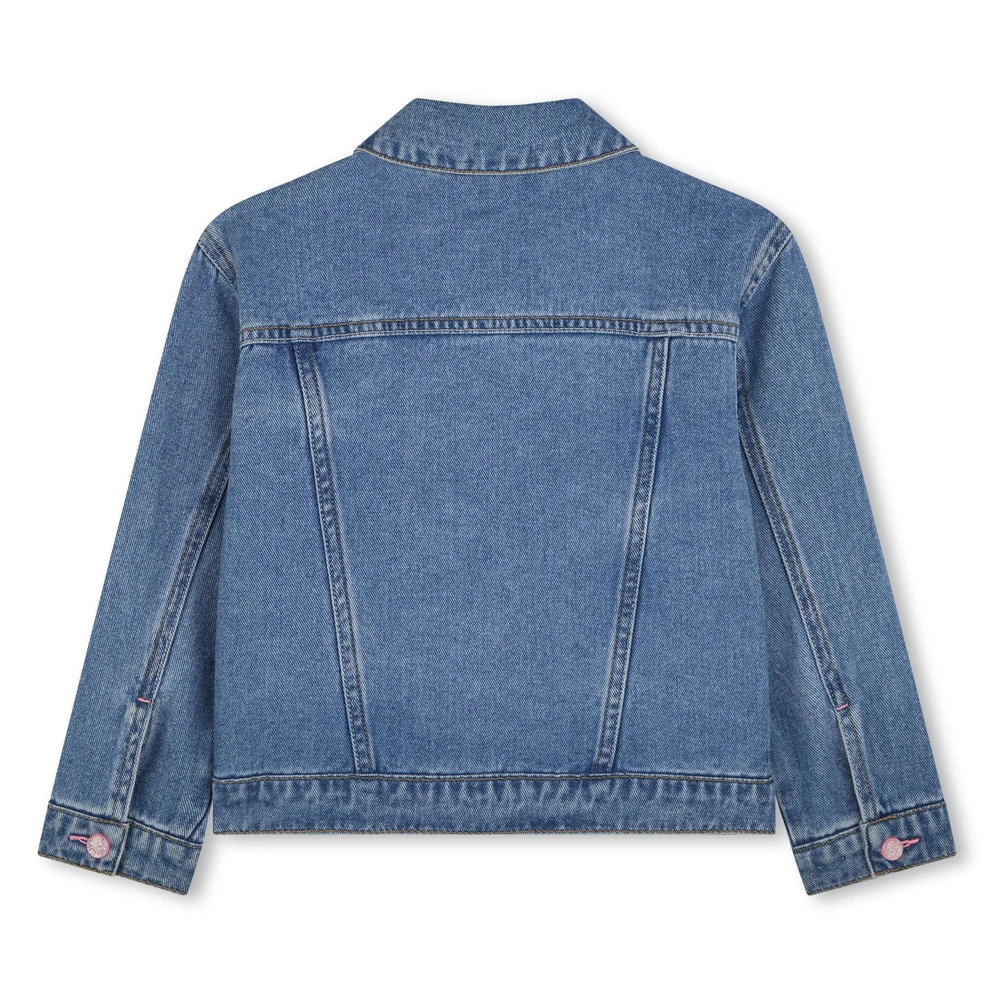 Billieblush Girls Double Stone Brushed Denim Jacket