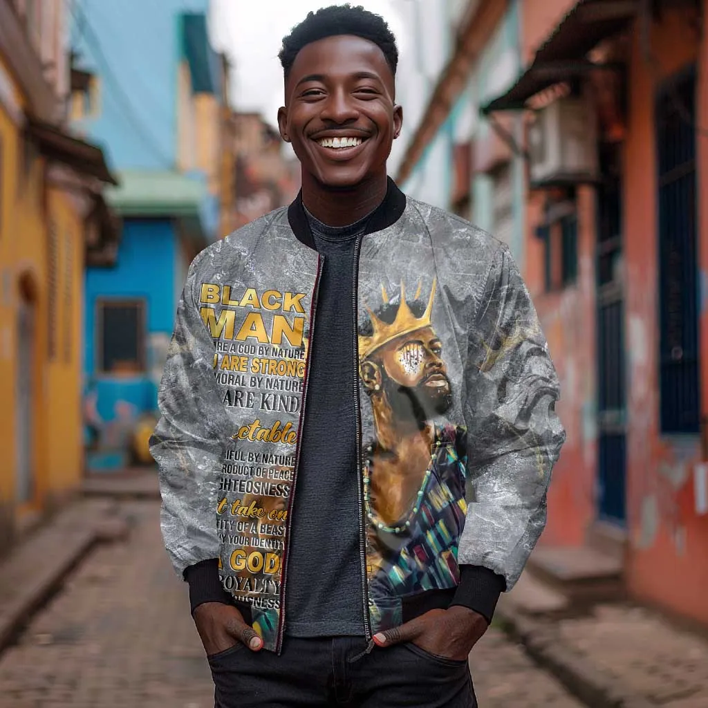 Black Man Africa Bomber Jacket Naturally King DT02