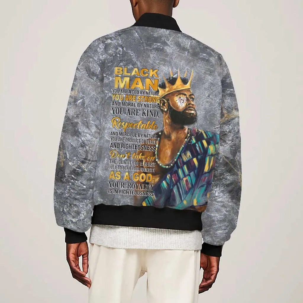 Black Man Africa Bomber Jacket Naturally King DT02
