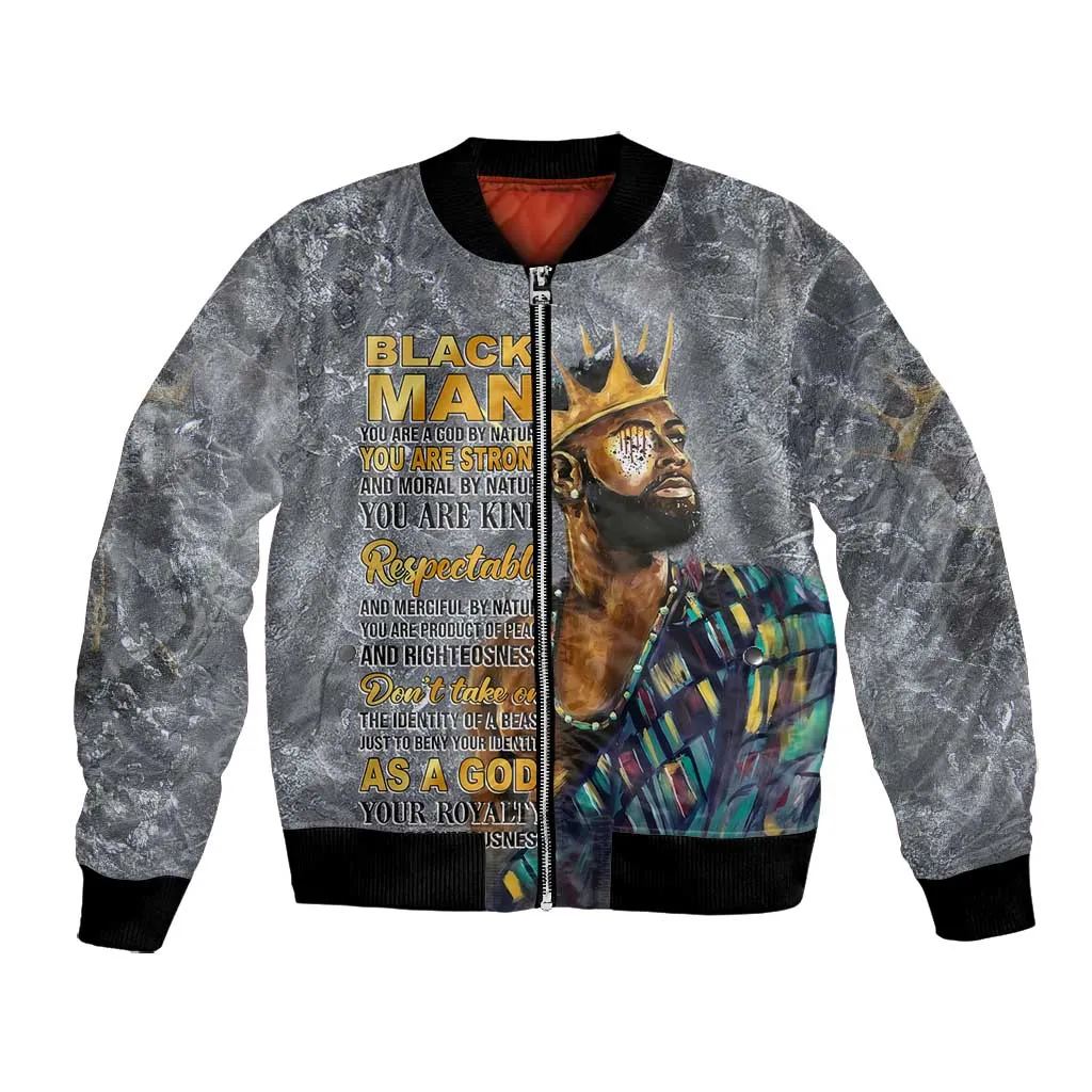 Black Man Africa Bomber Jacket Naturally King DT02