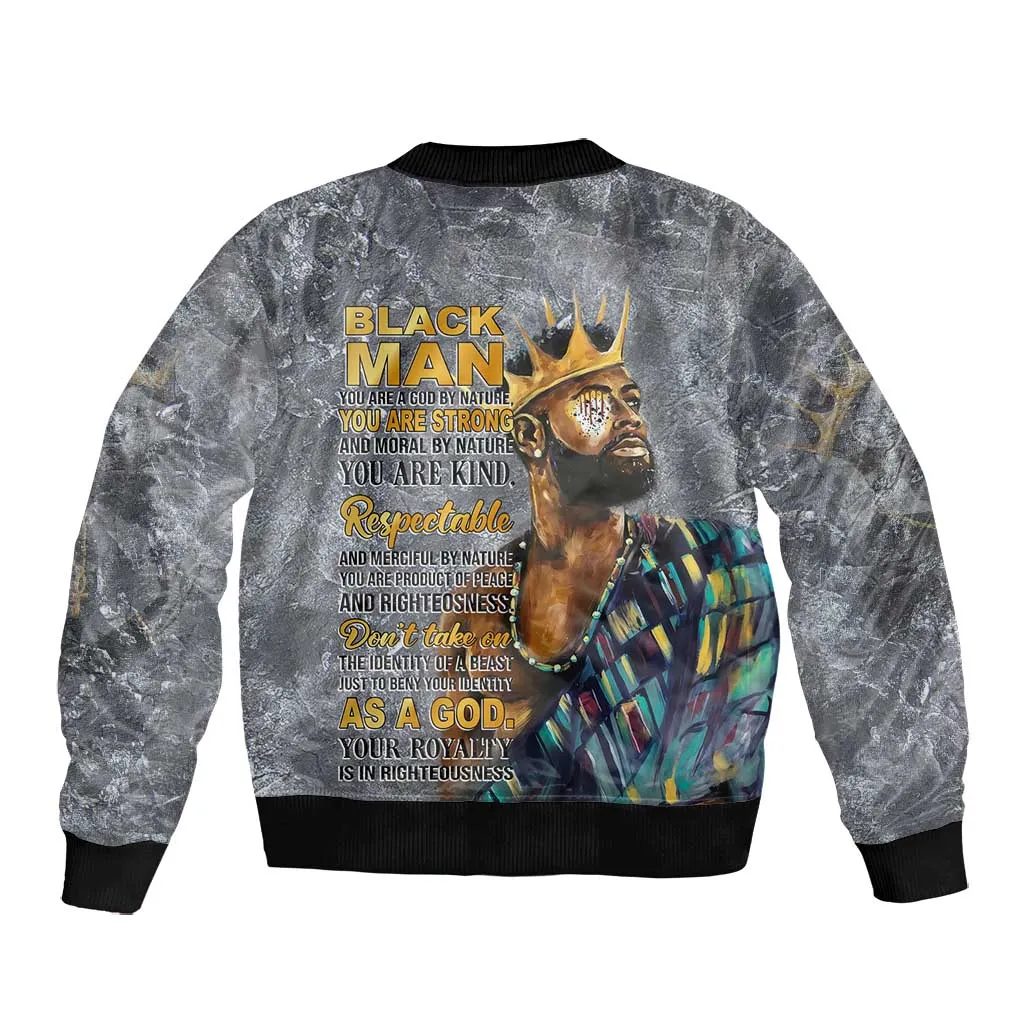 Black Man Africa Bomber Jacket Naturally King DT02