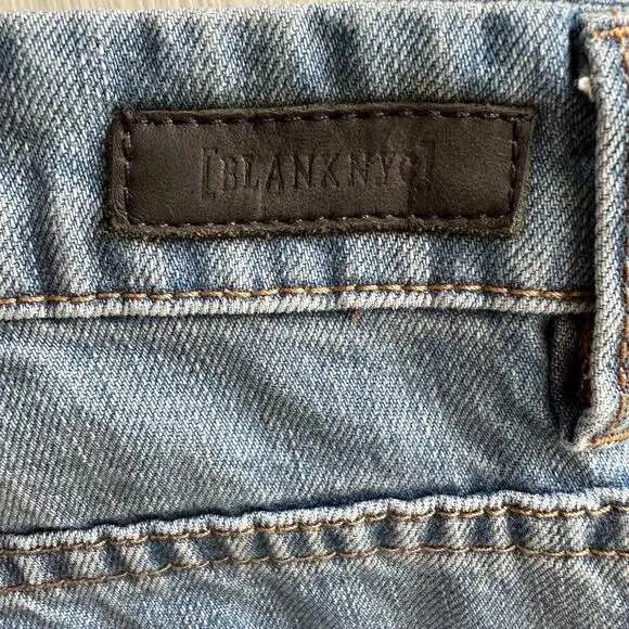 Blank NYC The Galaxy Distressed Straight Leg Jeans