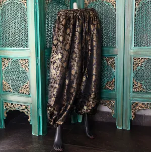 bloomer banarsi black/gold
