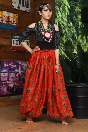 bloomer peacock red WS