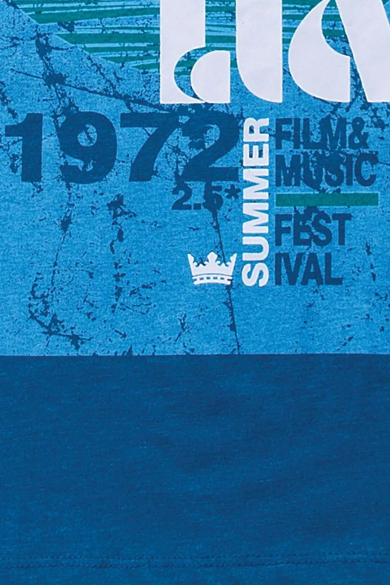 BLUE SUMMER TROPICALIA T-SHIRT