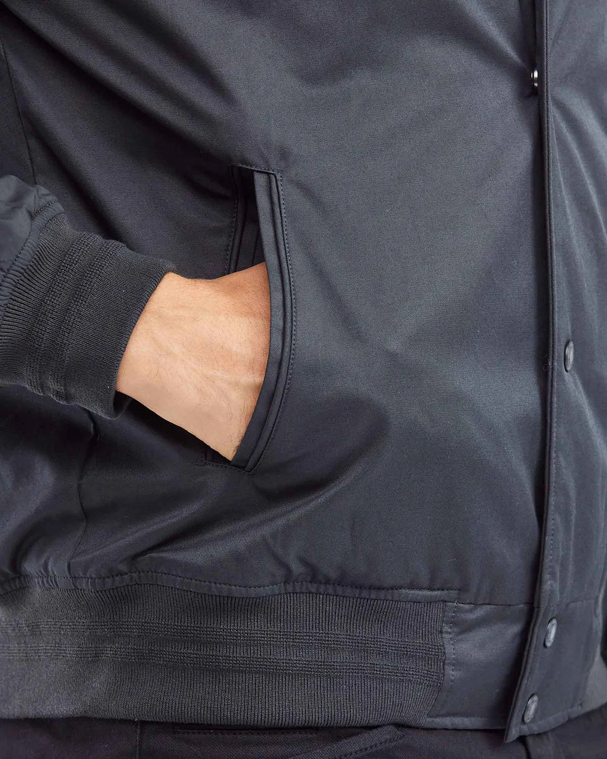 BOMBER 57 JACKET IN BLACK