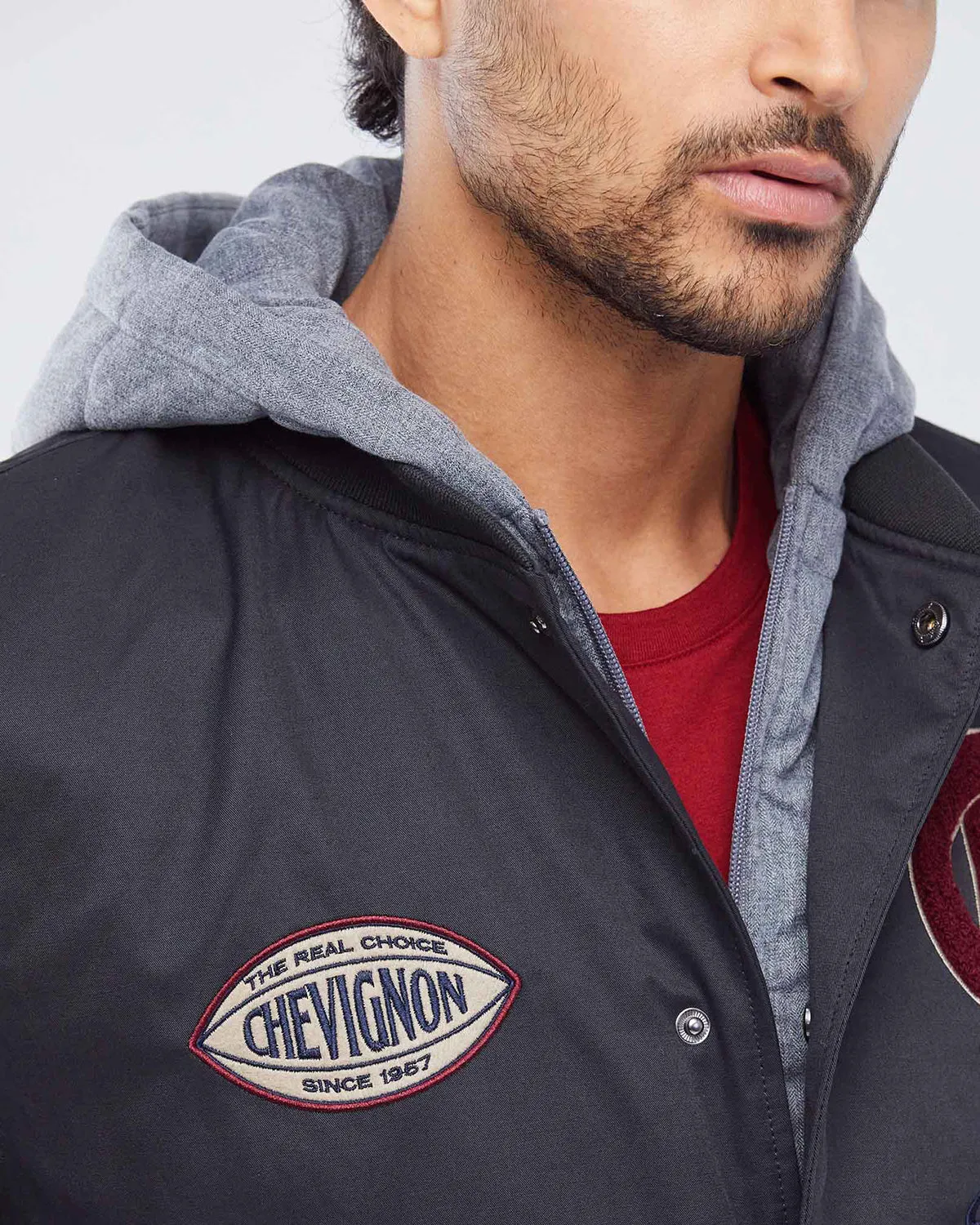 BOMBER 57 JACKET IN BLACK