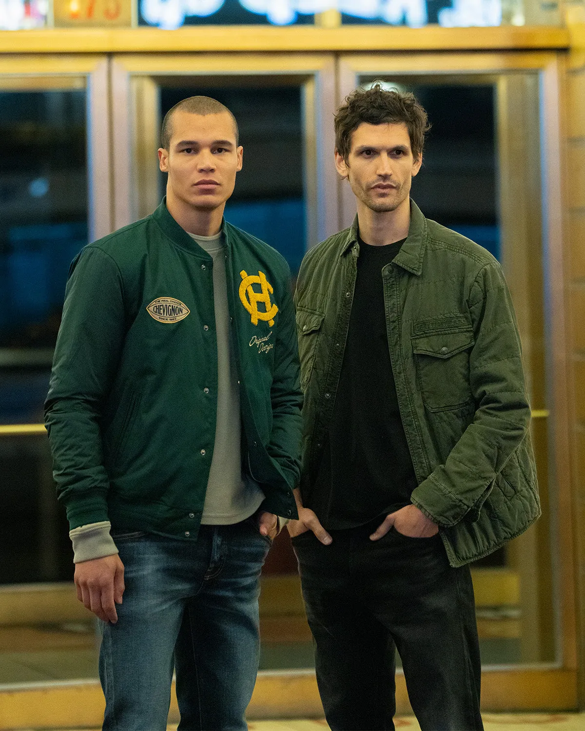 BOMBER 57 JACKET IN GREEN