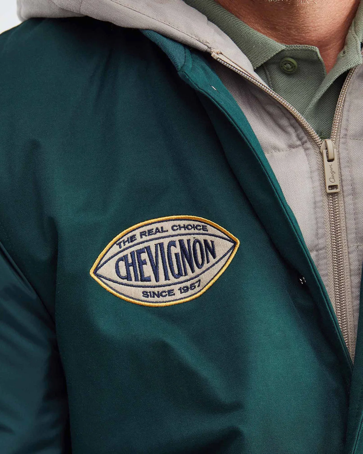 BOMBER 57 JACKET IN GREEN