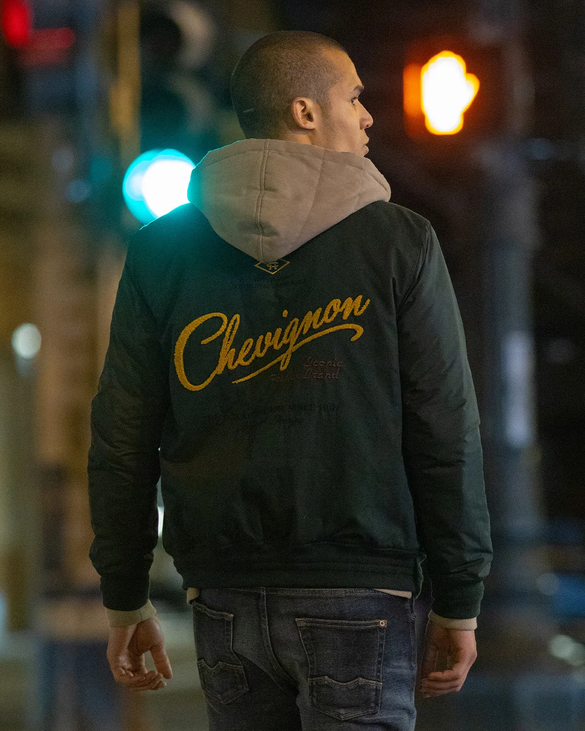 BOMBER 57 JACKET IN GREEN