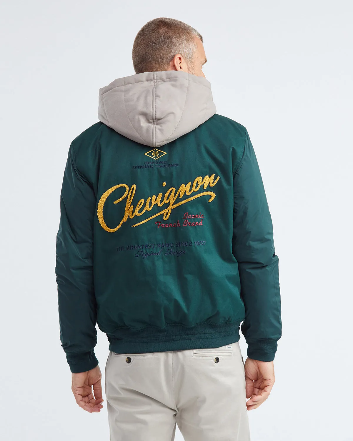 BOMBER 57 JACKET IN GREEN