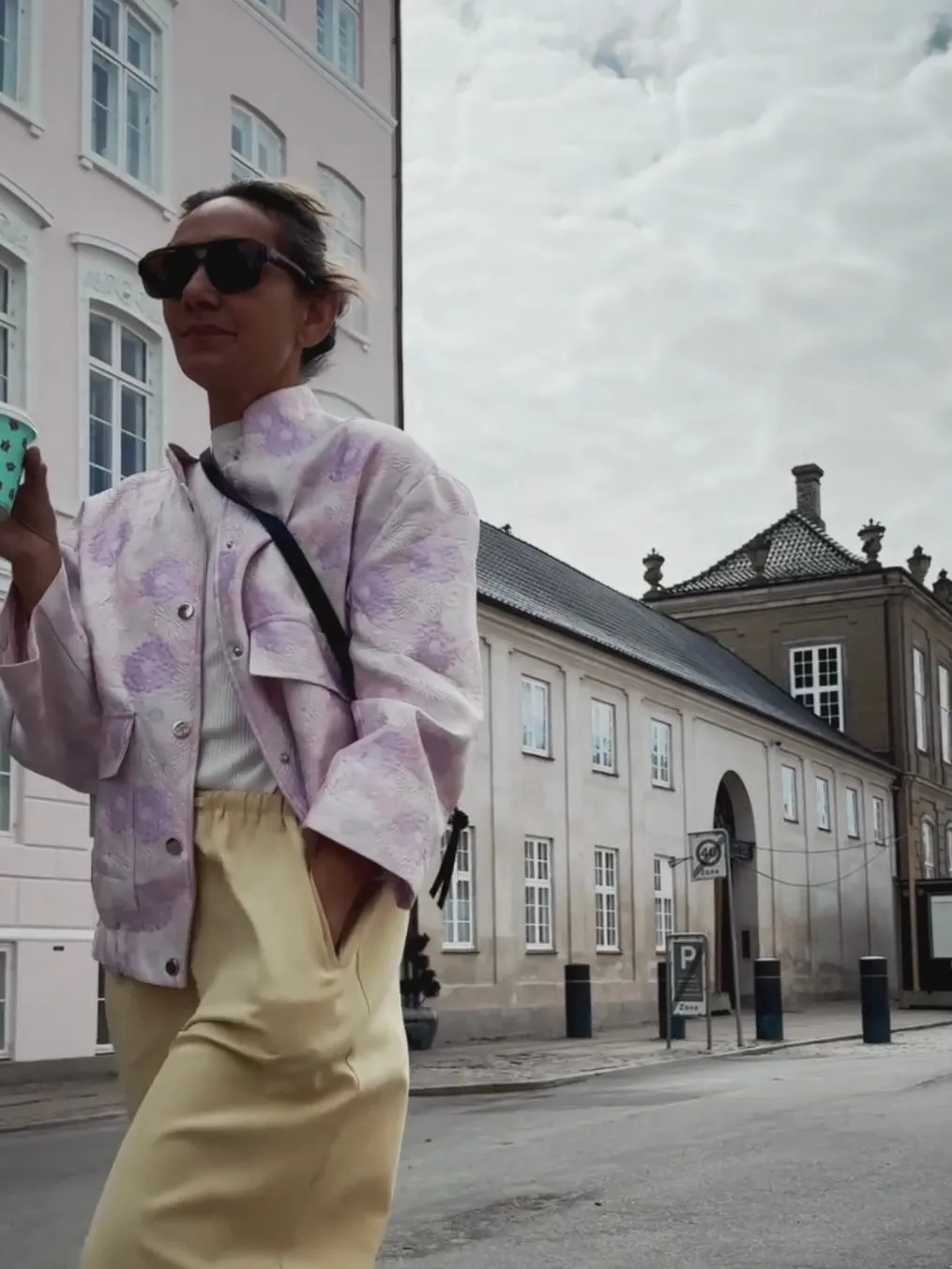 BOMBER JACKET - PINK/LAVENDER