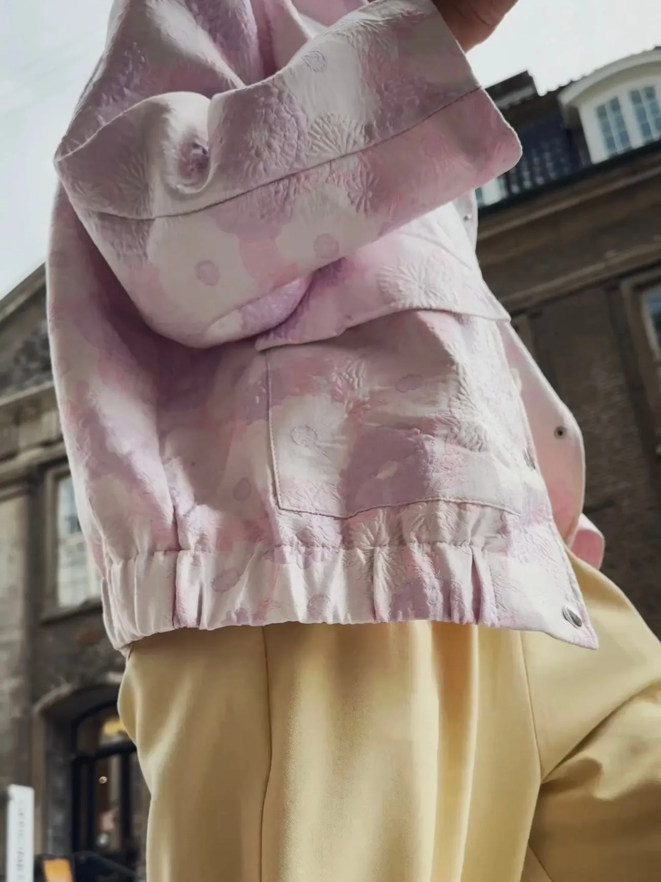 BOMBER JACKET - PINK/LAVENDER
