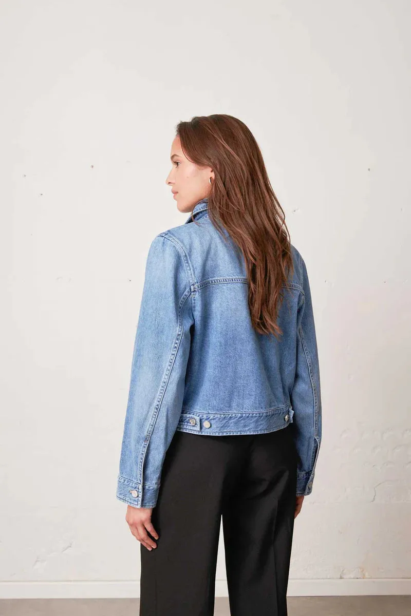 Boxy Denim Jacket - In 21