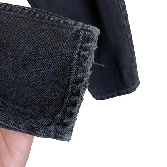 Boyish High Rise Black Billy Jeans Size 25