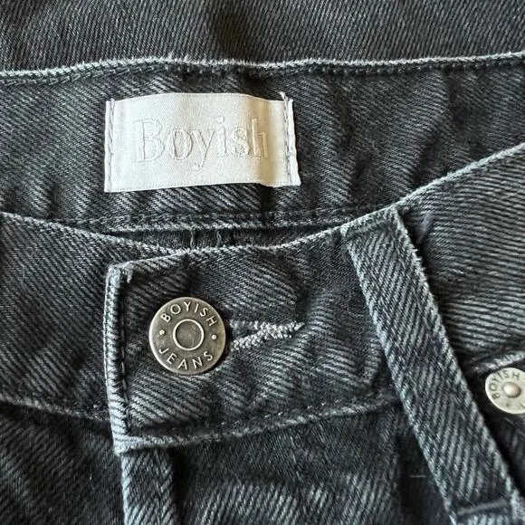 Boyish High Rise Black Billy Jeans Size 25