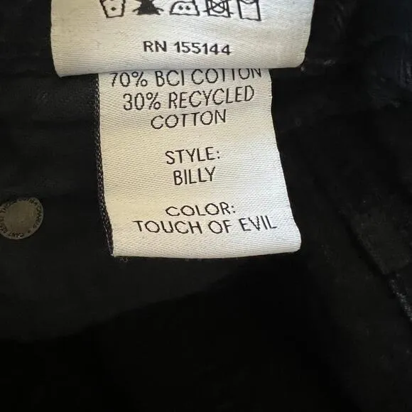 Boyish High Rise Black Billy Jeans Size 25