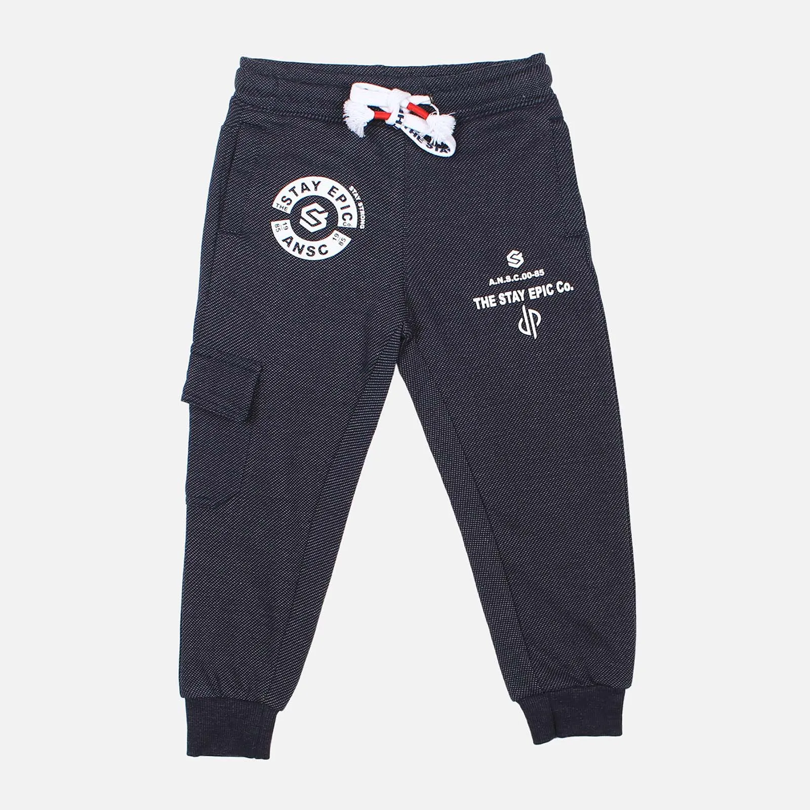 BOYS CARGO KNITTED PANTS