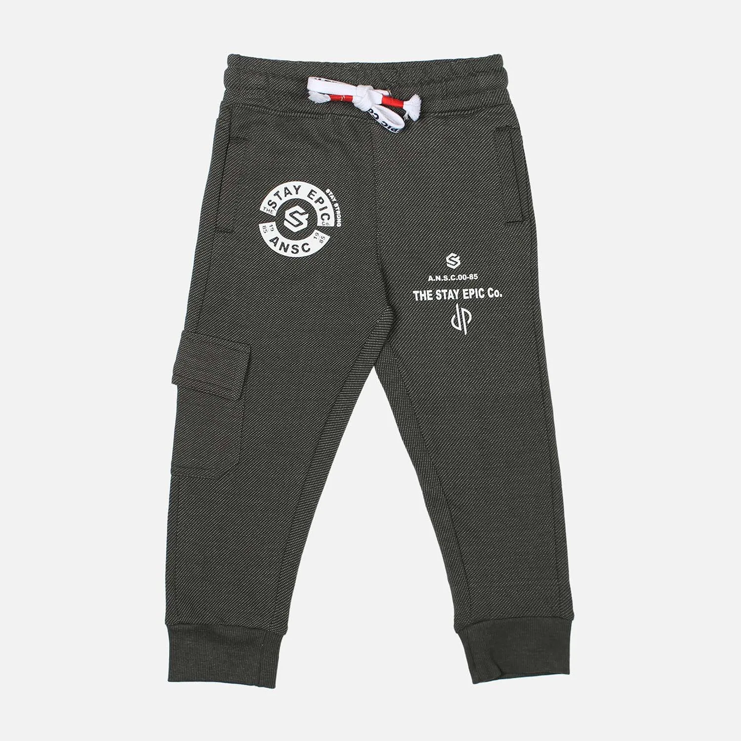 BOYS CARGO KNITTED PANTS