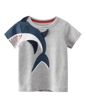 Boys' Graphic T-Shirts with 3D Elements