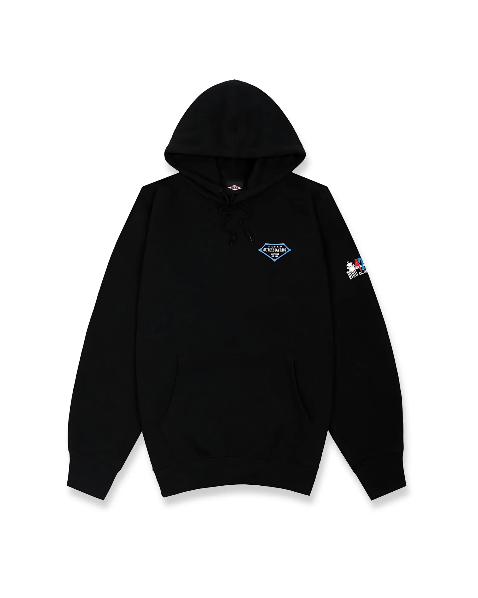 Boys Little Officer Pullover Hoodie - Black