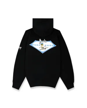 Boys Little Officer Pullover Hoodie - Black