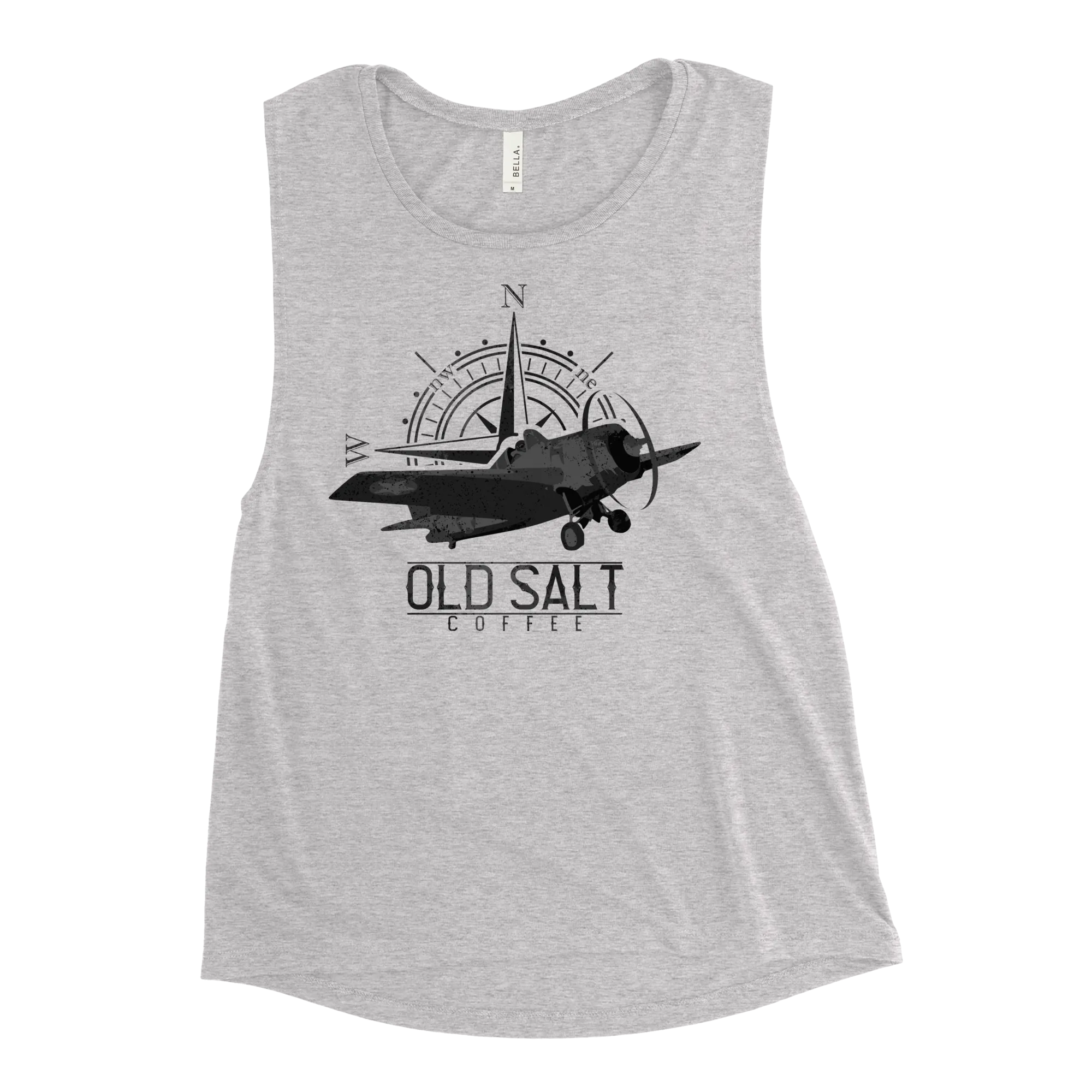Brown Shoe Blend Old Salt Coffee Ladies’ Muscle Tank