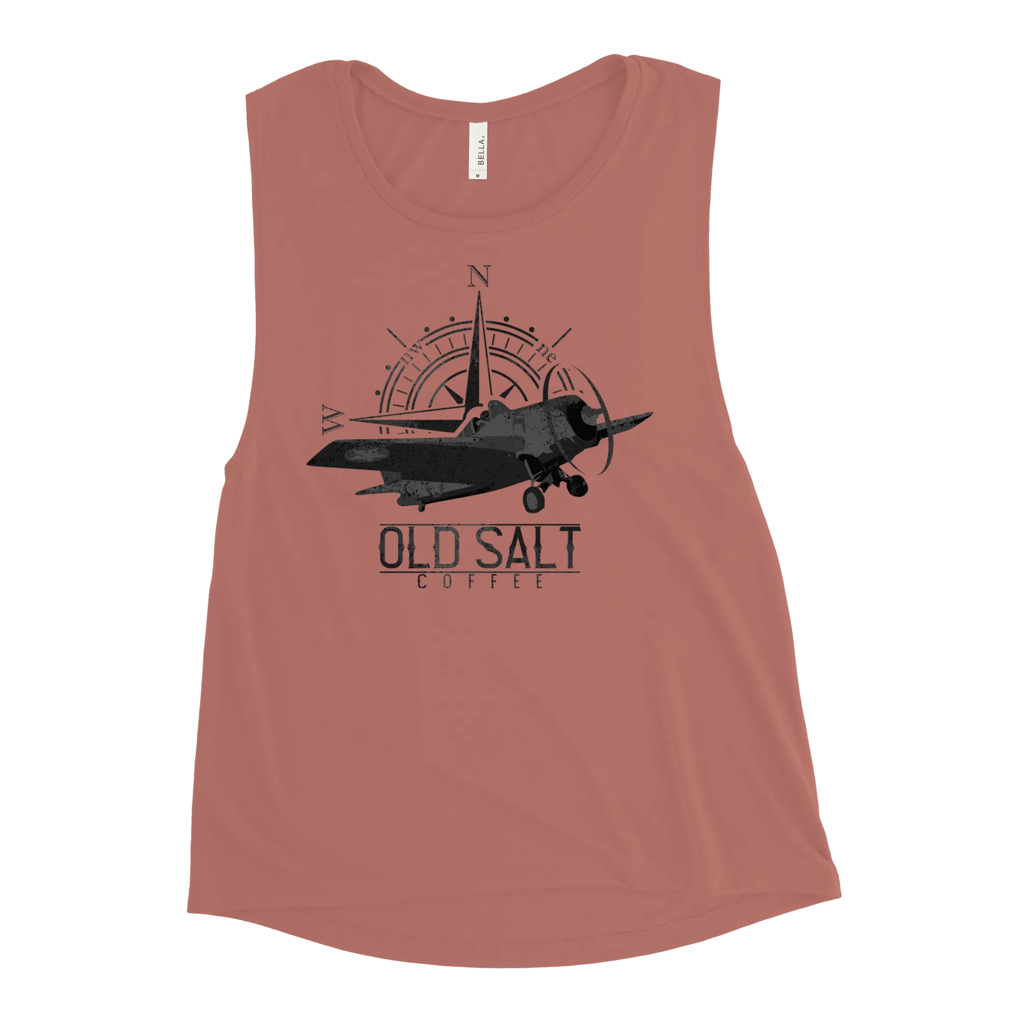 Brown Shoe Blend Old Salt Coffee Ladies’ Muscle Tank