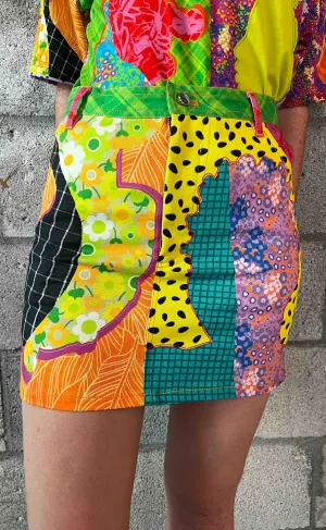 BruceGlen X Gio Swaby Denim Mini Skirt
