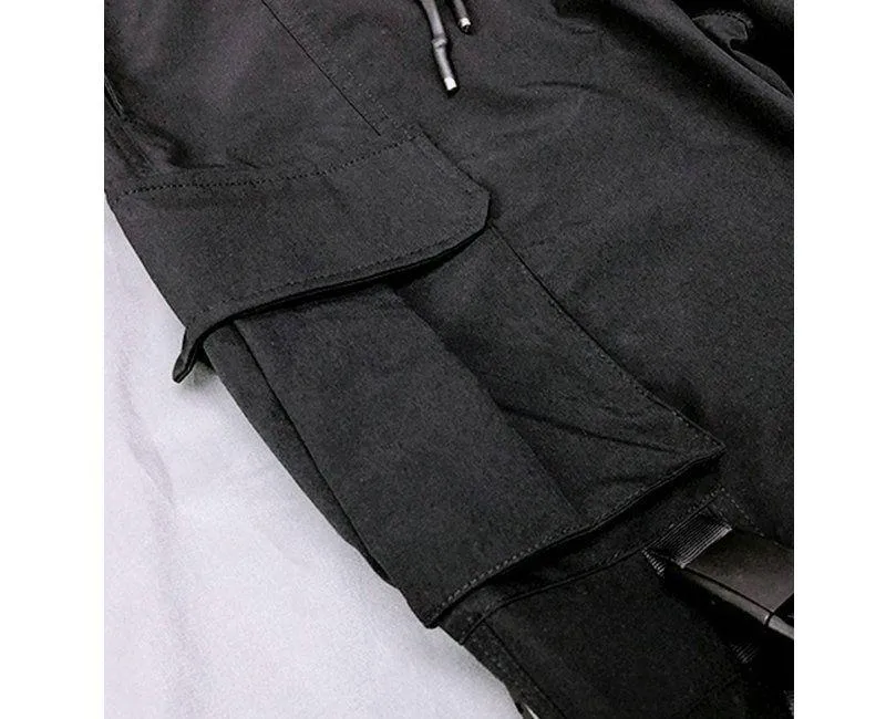 Buckle Tape Belts Cargo Pants