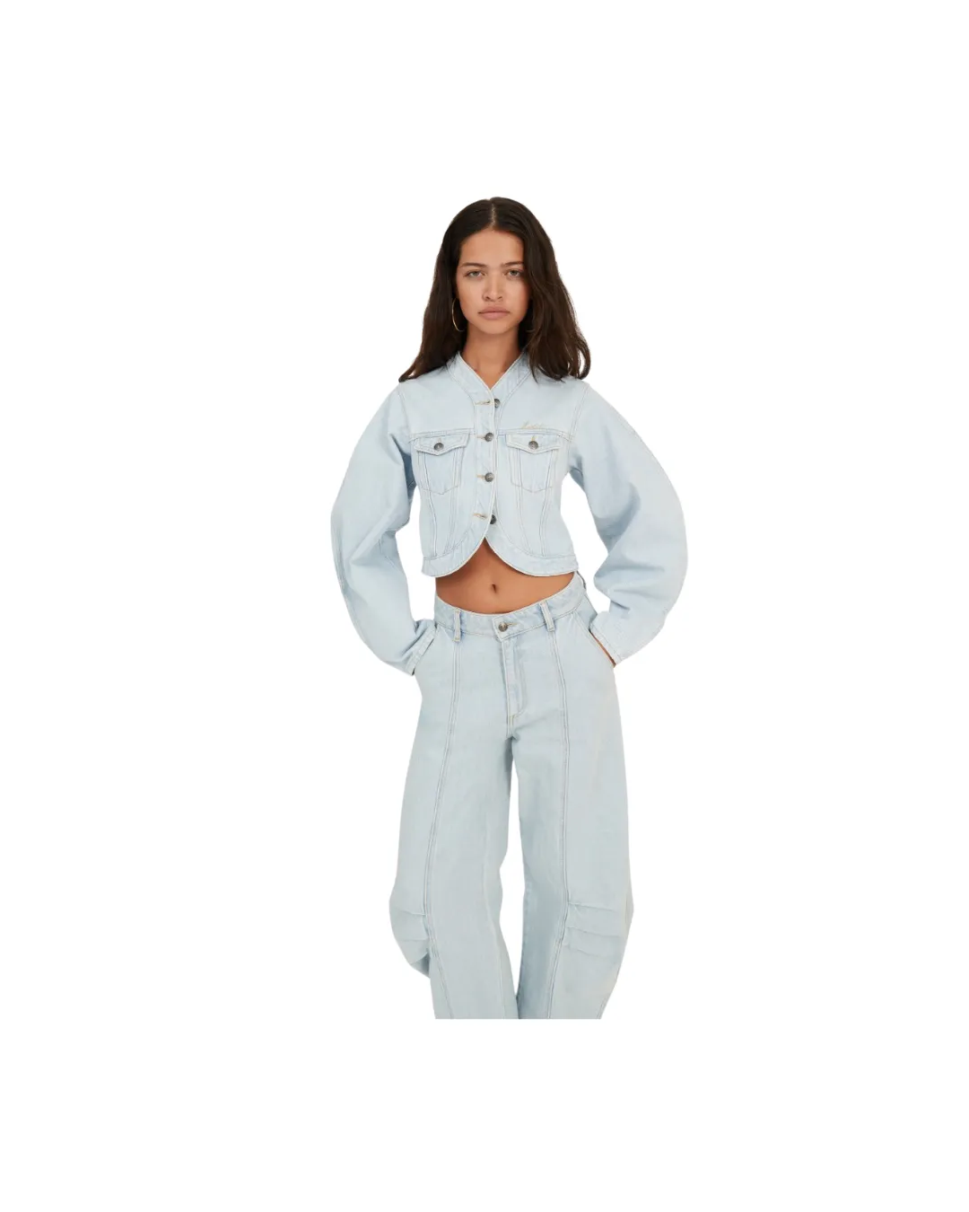 Cargo Denim Pants