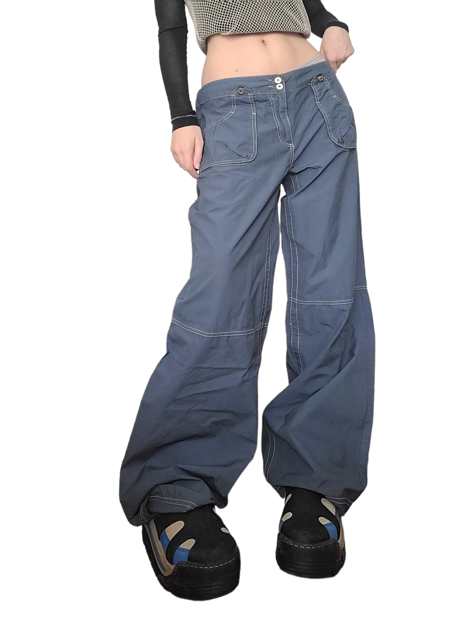 Cargo parachute bleu 90s