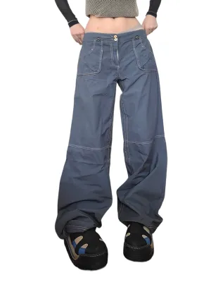 Cargo parachute bleu 90s