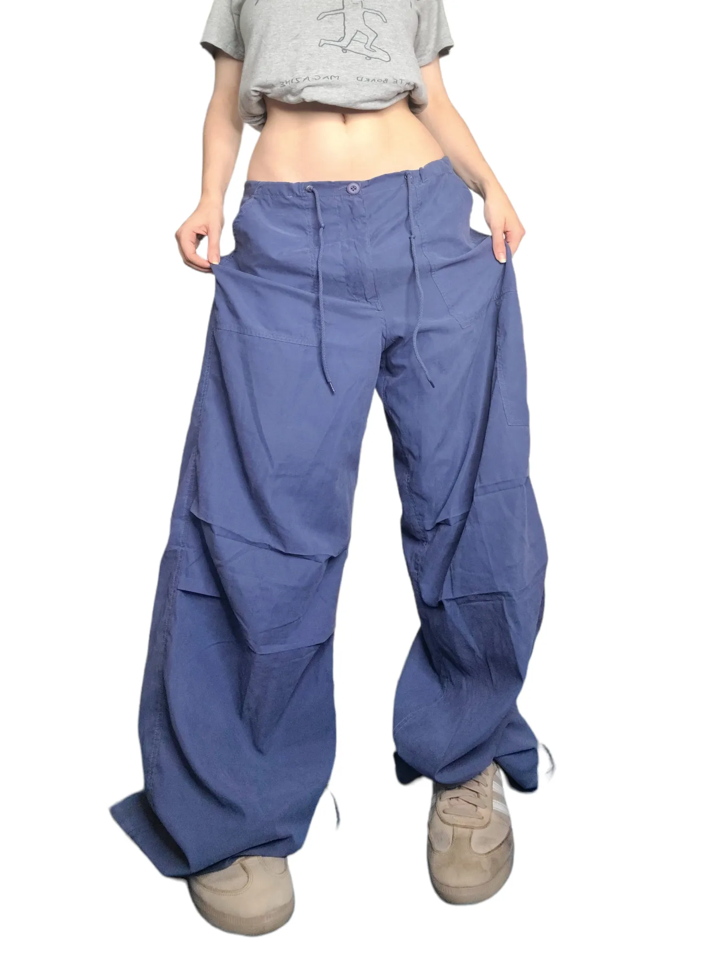 Cargo parachute bleu vintage