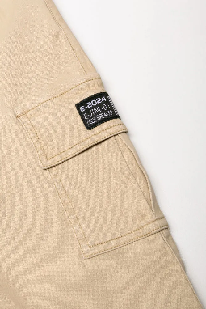 Cargo Trackpants Natural