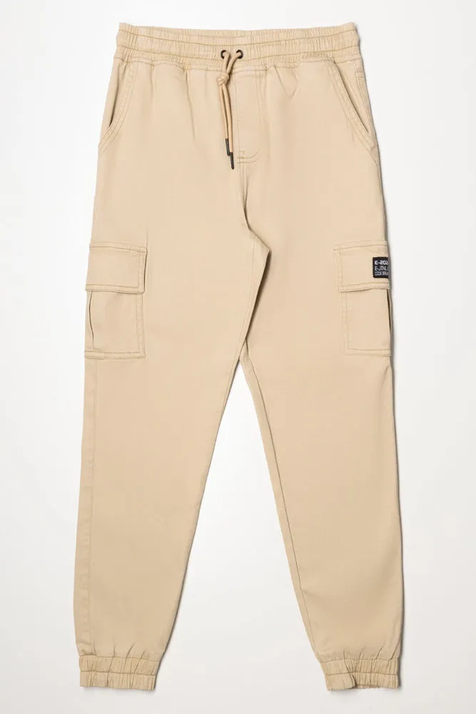 Cargo Trackpants Natural