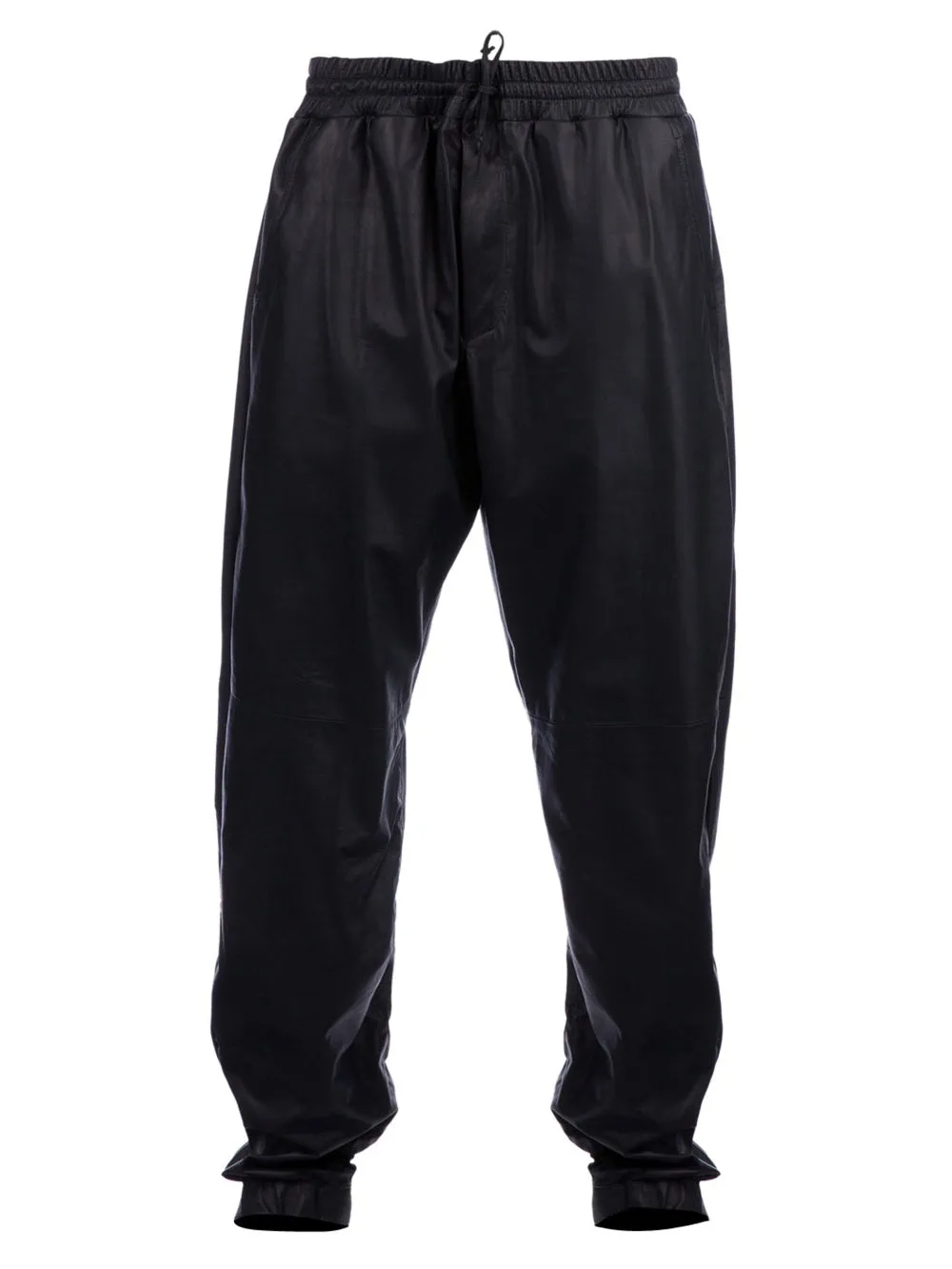 Casual Baggy Funky Genuine Leather Pants for Men