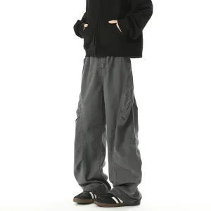 Casual Wide Leg Cargo Pant for Men