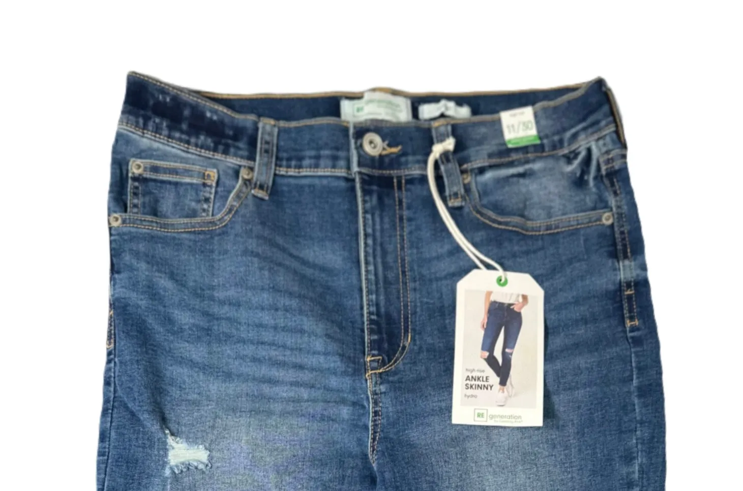 CELEBRITY PINK RE generation Distressed Skinny Jeans