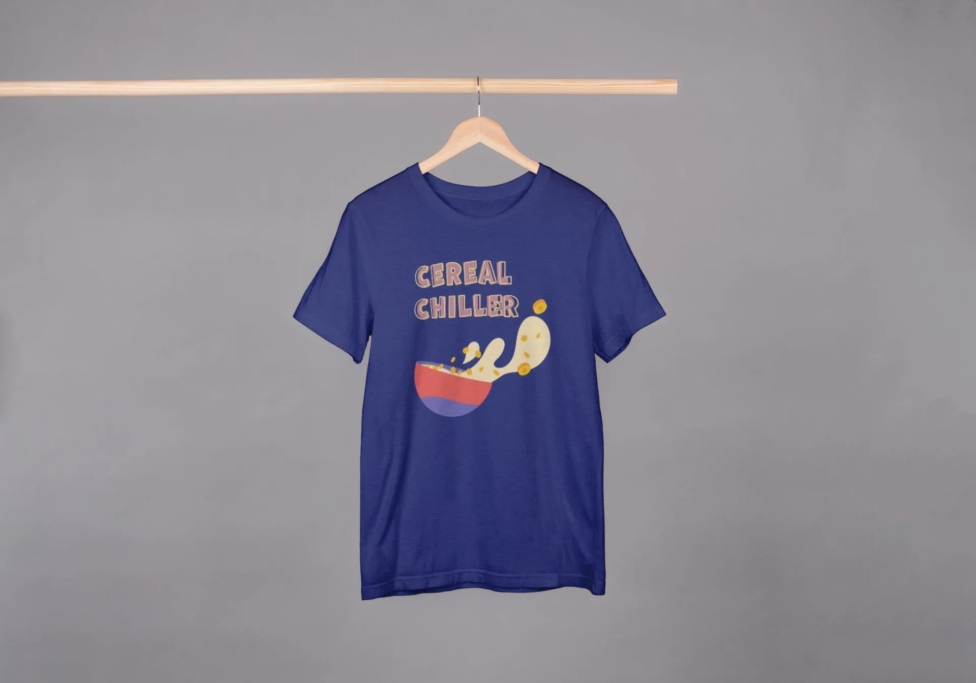 Cereal Chiller Royal Blue Oversized Fit Unisex T-Shirt
