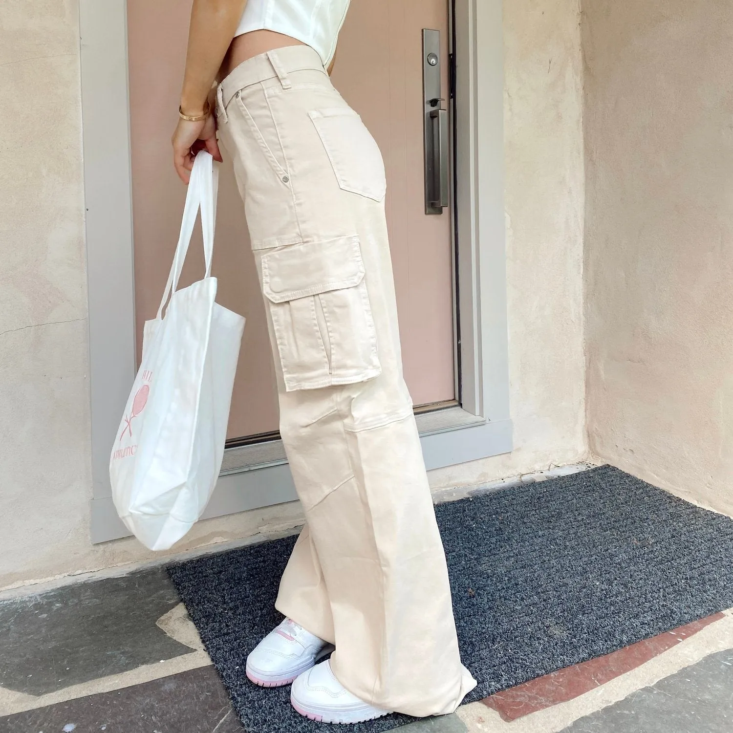 Cierra Sand Cargo Pants