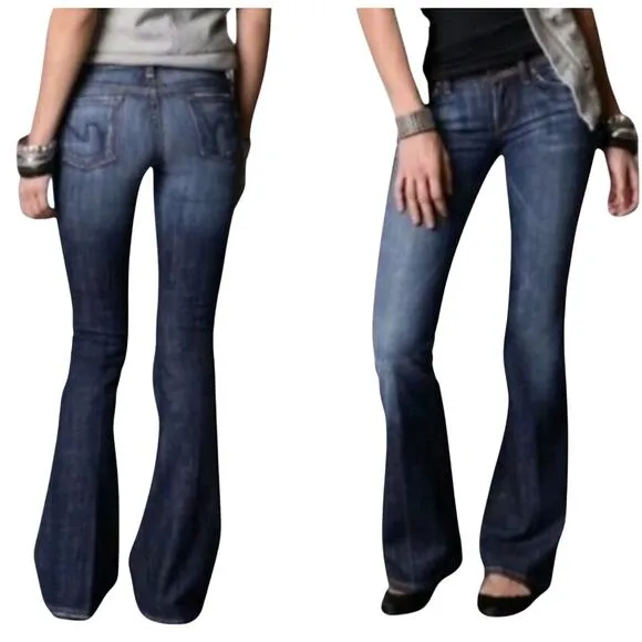 Citizens of Humanity Ingrid #002 Low Waist Flair Stretch, Size 26, Women's