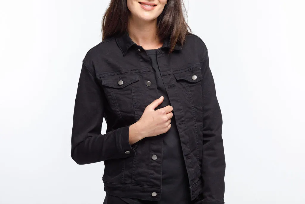 Classic Denim Jacket - Jet Black