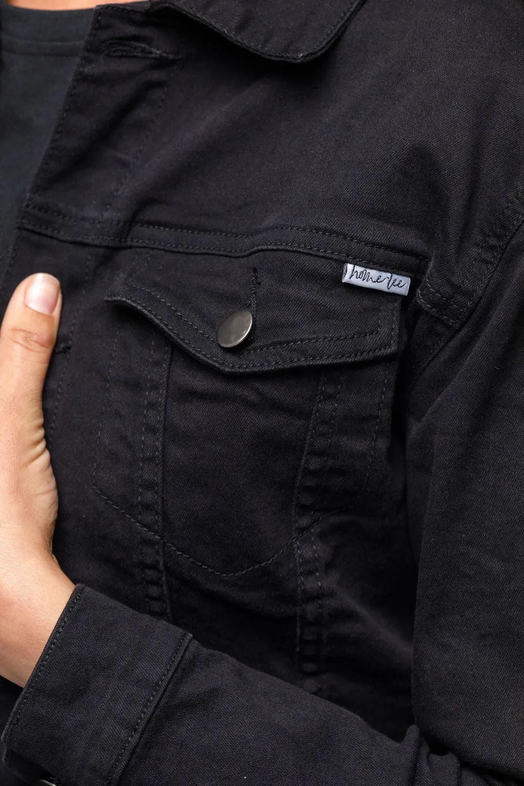 Classic Denim Jacket - Jet Black