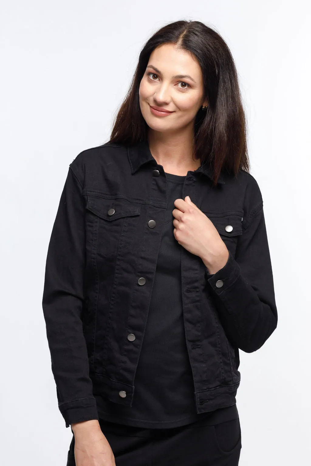 Classic Denim Jacket - Jet Black