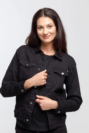 Classic Denim Jacket - Jet Black
