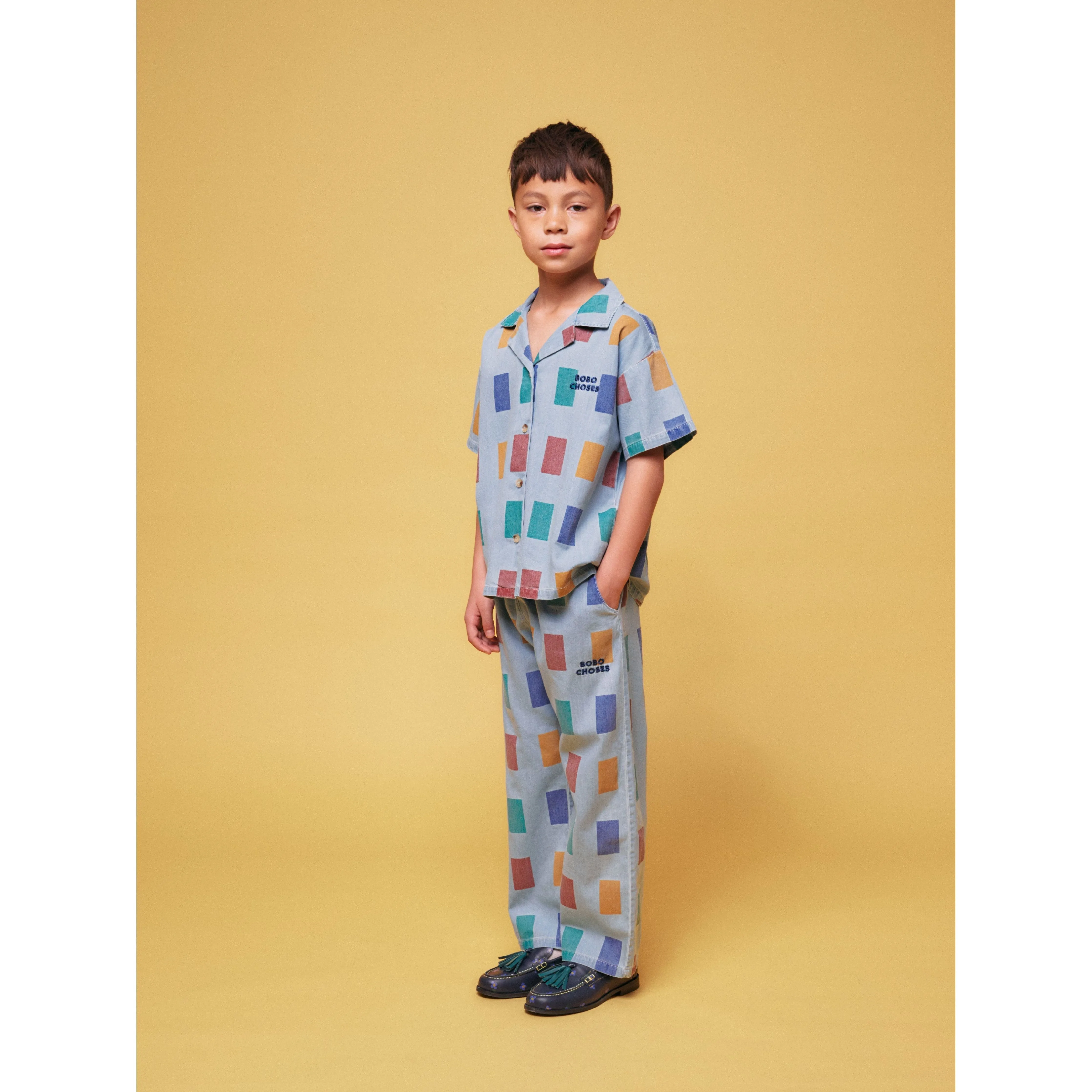 Color Game All Over Baggy Pants