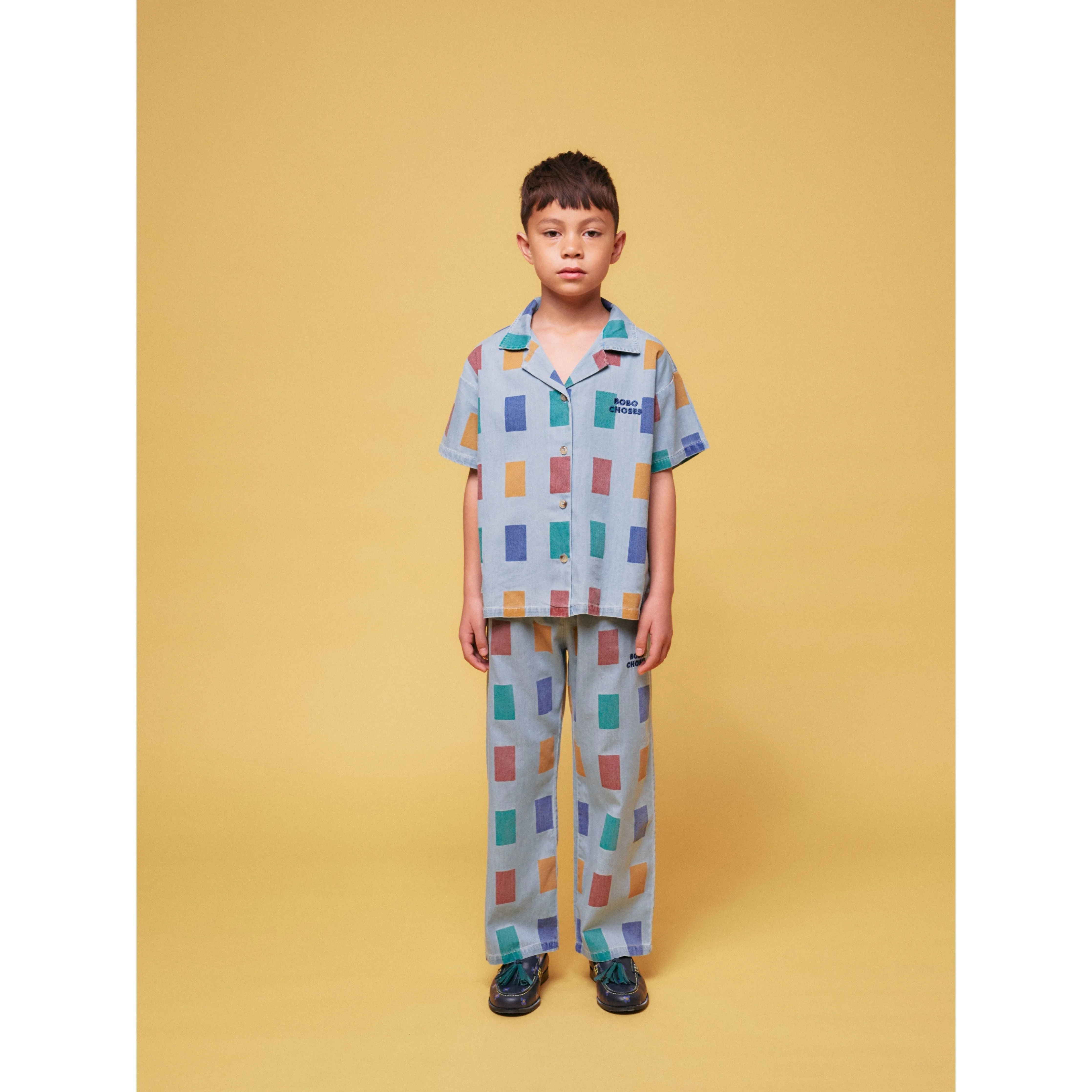 Color Game All Over Baggy Pants